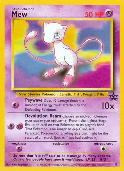 Mew (8) WoTC Promo Promo 8