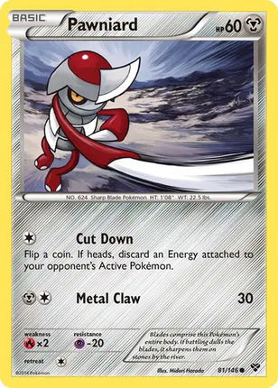 Pawniard Common • 81 XY Base Set Reverse Holofoil