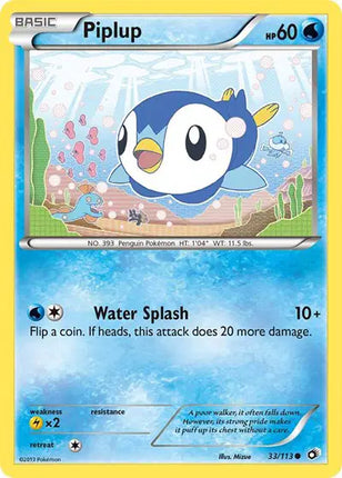 Piplup Common • 33 Legendary Treasures