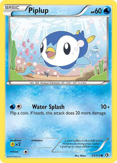 Piplup Common • 33 Legendary Treasures