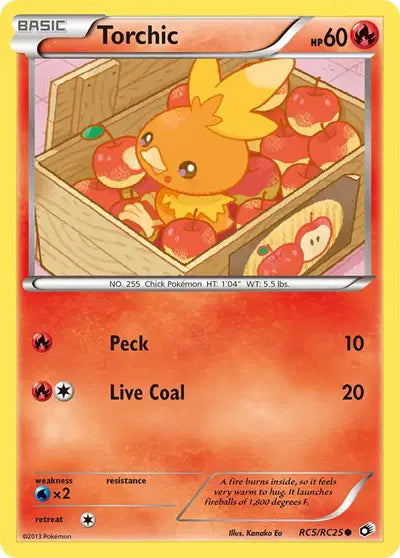 Torchic Holofoil • RC5 Legendary Treasures: Radiant Collections