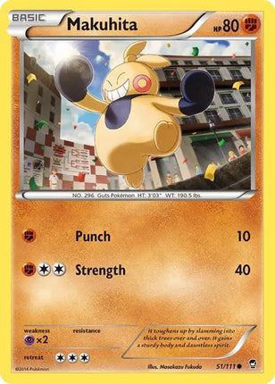 Makuhita Furious Fists Common 51