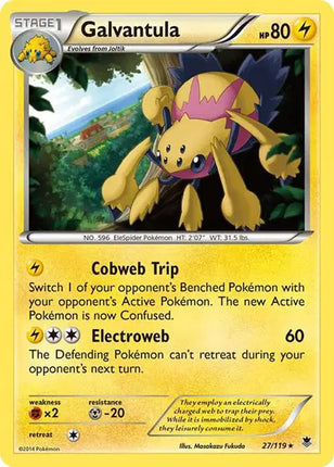 Galvantula Pokemon • Rare • 27 Phantom Forces