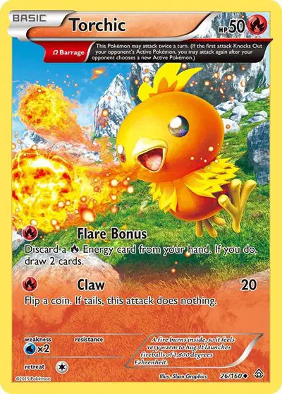 Torchic (Omega) Uncommon • 26 Primal Clash