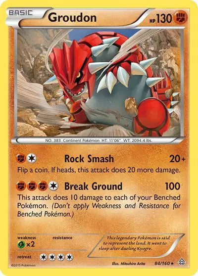 Groudon Rare • 84 Primal Clash