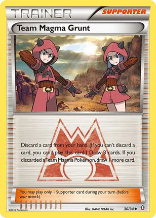Team Magma Grunt Double Crisis Uncommon 30