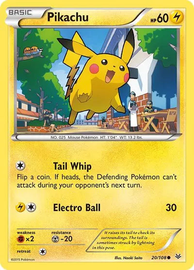 Pikachu Roaring Skies Common 20