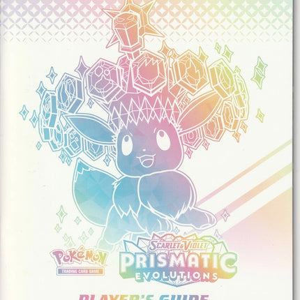 Pokemon TCG Prismatic Evolutions - ETB Player's Guide Manual Book