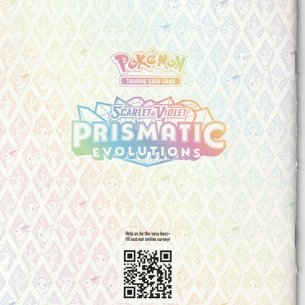 Pokemon TCG Prismatic Evolutions - ETB Player's Guide Manual Book