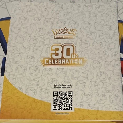 30th Anniversary Celebration's ETB Player's Guide Booklet Pikachu New Mint