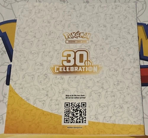 30th Anniversary Celebration's ETB Player's Guide Booklet Pikachu New Mint