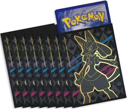 Pokemon TCG: Crown Zenith Elite Trainer Box Card Sleeves - Lucario (65-Pack)